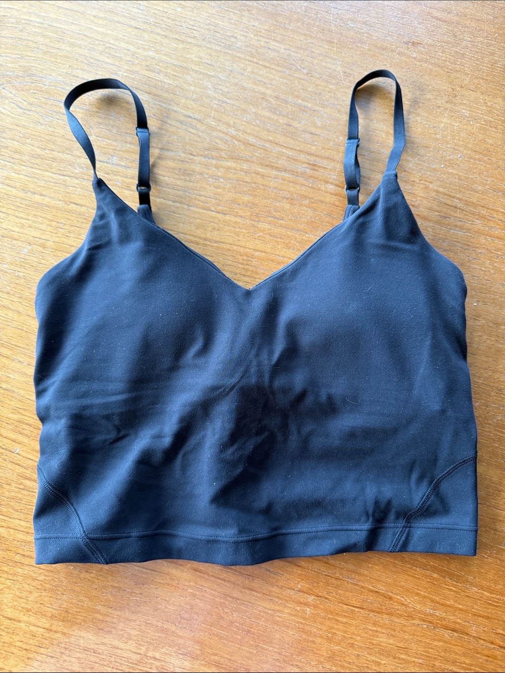lululemon athletica align Black V-Neck Adjustable-Strap Crop Tank